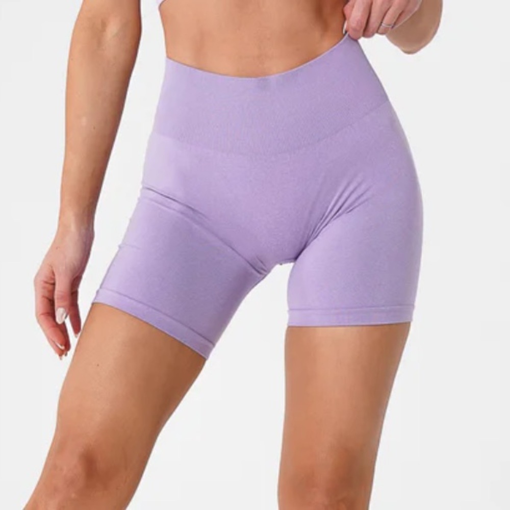 Nvgtn pro lilac seamless shorts